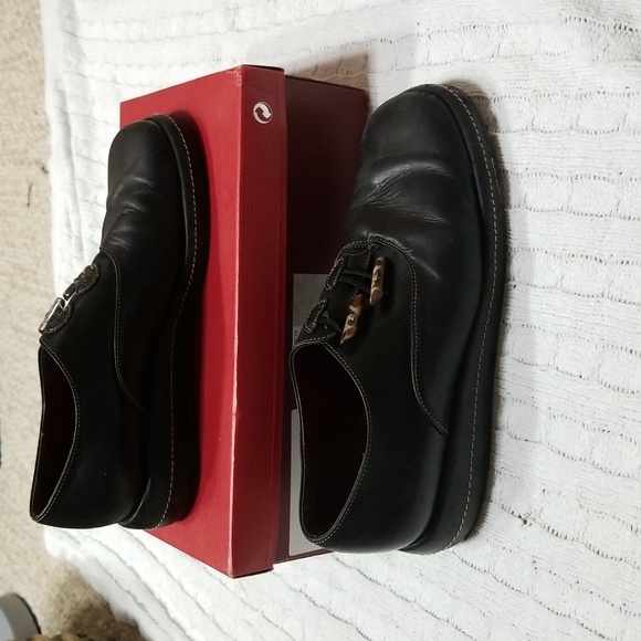 🕸Stephane Gontard 37.5 Atlantic Noir " Tissot Toggle Shoe - Picture 2 of 8